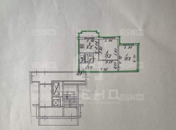 Продажа двухкомнатной квартиры - Тамбасова улица, д.21, корп.2