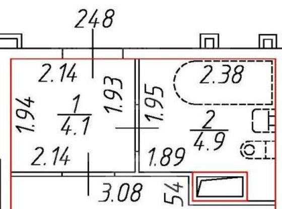 Продажа однокомнатной квартиры - Бокситогорская улица, д.33