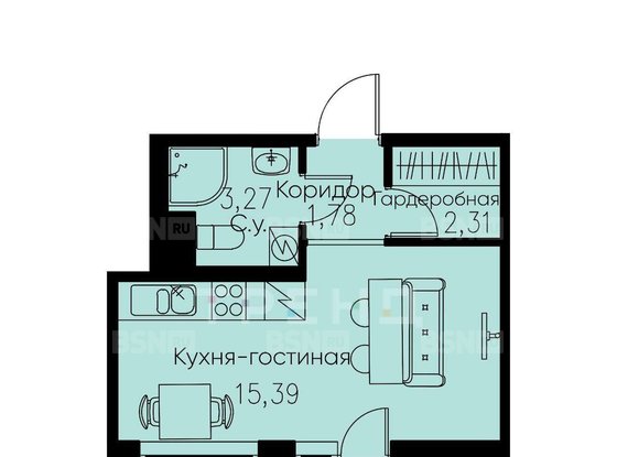 Продажа однокомнатной квартиры в новостройке - Кудрово, Строителей проспект, д.1 