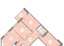 Продажа трехкомнатной квартиры в новостройке - г. Санкт-Петербург, ул. Маршала Захарова, дом 8, строение 1