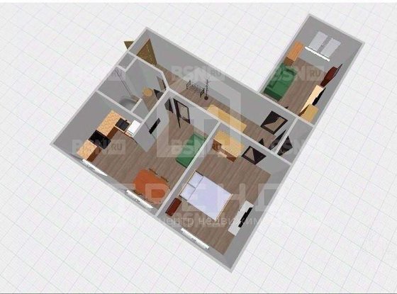 Продажа двухкомнатной квартиры - Карташихина улица, д.19 