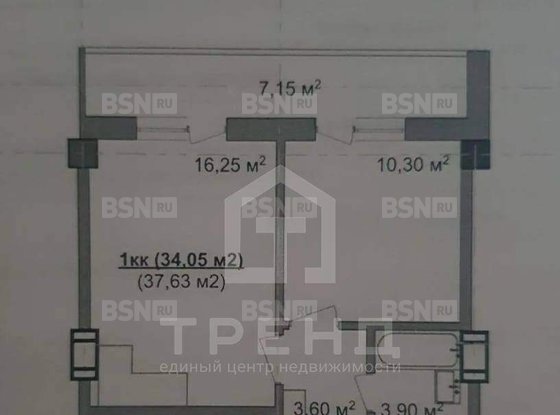 Продажа однокомнатной квартиры - Пулковское шоссе, д.14, литера Г 