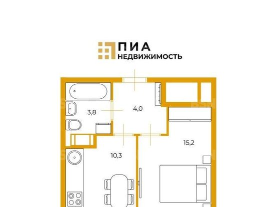Продажа однокомнатной квартиры - Русановская улица, д.20, корп.1 