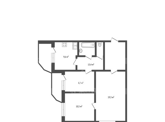 Продажа трехкомнатной квартиры - Сикейроса улица, д.19, корп.2 
