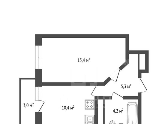 Продажа однокомнатной квартиры - городской поселок Янино-1, Заводская улица, д.18, корп.2 