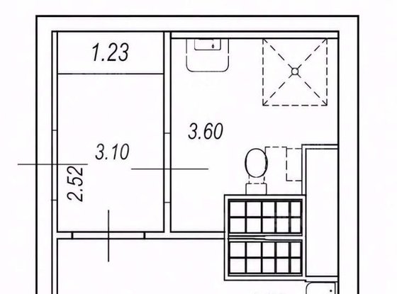 Продажа однокомнатной квартиры - Арцеуловская аллея, д.23, корп.1 