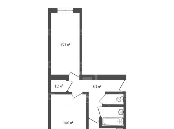 Продажа двухкомнатной квартиры - Культуры проспект, д.21, корп.3 