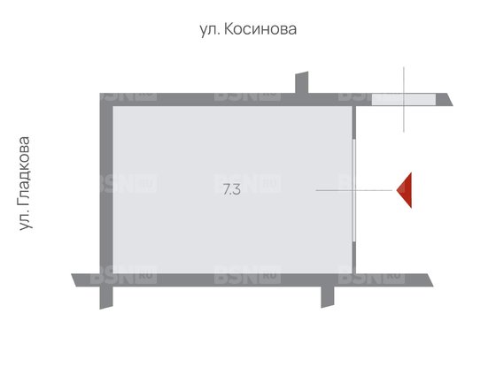 Продажа офиса - Гладкова улица, д.6, литера А 