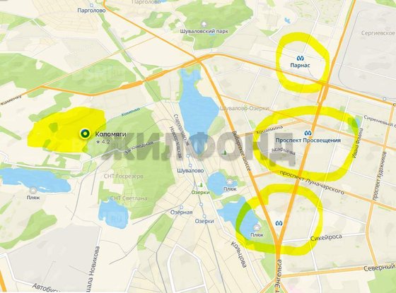 Продажа однокомнатной квартиры - Орлово-Денисовский проспект, д.1 