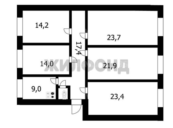 Продажа комнаты в двухкомнатной квартире - Обводного канала набережная, д.156, корп.3 