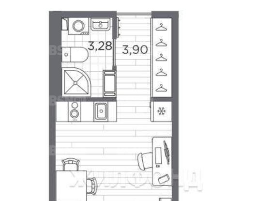Продажа однокомнатной квартиры -  д.1 