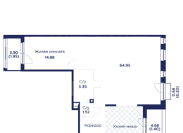Продажа трехкомнатной квартиры в новостройке - г. Санкт-Петербург, внутригородское муниципальное образование Санкт-Петербурга город Кронштадт, Цитадельская дорога, участок 10 