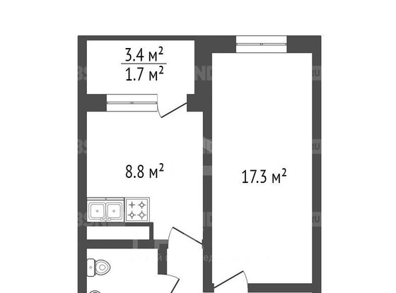 Продажа однокомнатной квартиры - Крыленко улица, д.1, корп.1 стр 5 