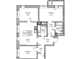 Продажа четырехкомнатной квартиры в новостройке - г. Санкт-Петербург, 3-я Конная Лахта, участок 9, (северо-восточнее дома 45, литера Д по 3-ей Конной Лахте) 