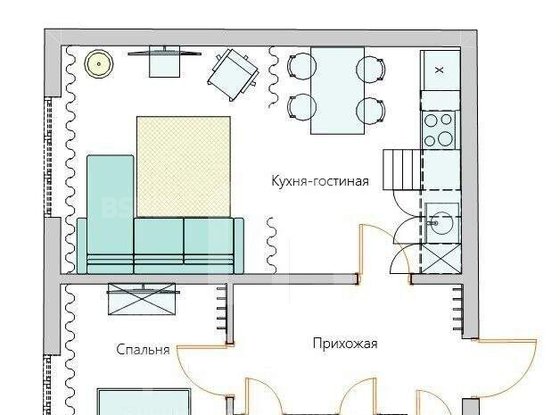 Продажа однокомнатной квартиры - Савушкина улица, д.109, корп.1 