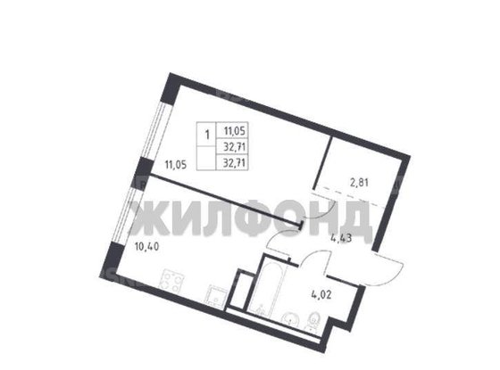 Продажа однокомнатной квартиры - Красное Село, Гатчинское шоссе, д.13, корп.1 