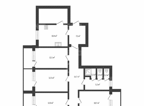 Продажа шестикомнатной квартиры - Академика Константинова улица, д.4, корп.1 