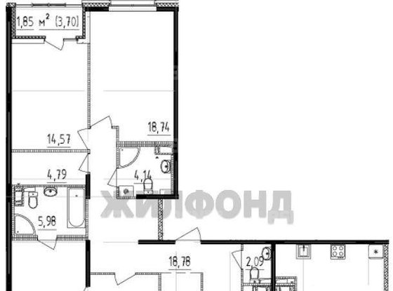 Продажа четырехкомнатной квартиры - Белоостровская улица, д.10, корп.2 стр 1 