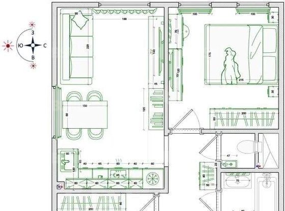 Продажа двухкомнатной квартиры - Морской Пехоты улица, д.22, корп.3 