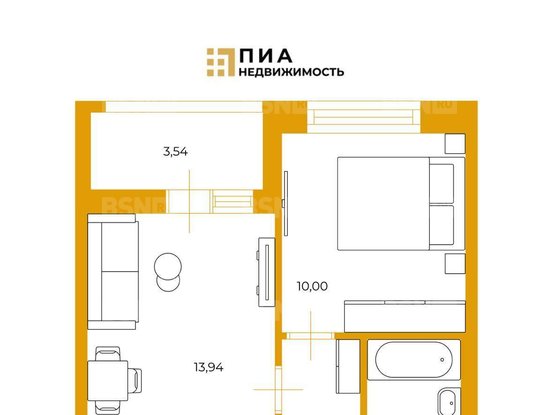 Продажа однокомнатной квартиры в новостройке - Елизарова проспект, д.19 