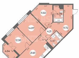Продажа трехкомнатной квартиры в новостройке - Санкт-Петербург, Ленинский пр., уч. 270 (северо-западнее пересечения ул. Доблести и ул. Маршала Захарова) 