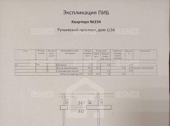 Продажа однокомнатной квартиры - Мурино, Ручьевский проспект, д.1/24 