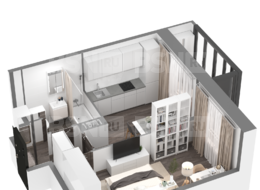 Продажа однокомнатной квартиры в новостройке - г. Санкт-Петербург, 3-я Конная Лахта, участок 9, (северо-восточнее дома 45, литера Д по 3-ей Конной Лахте)
 