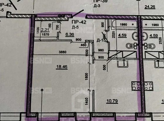 Продажа однокомнатной квартиры - Бухарестская улица, д.80 