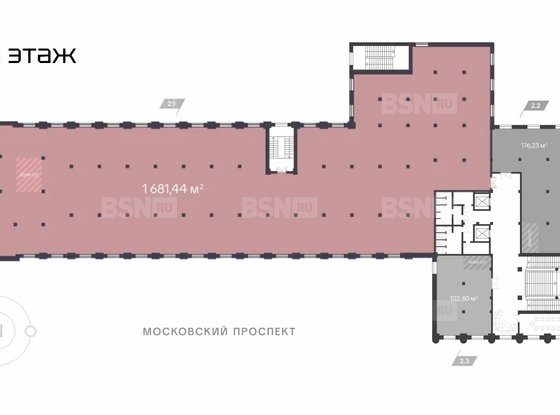 Продажа офиса - Московский проспект, д.114 