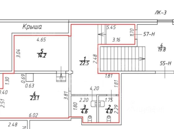 Продажа двухкомнатной квартиры - Наличная улица, д.44, корп.1 