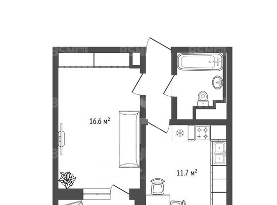 Продажа однокомнатной квартиры - Васнецовский проспект, д.18 