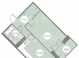 Продажа однокомнатной квартиры в новостройке - г. Санкт-Петербург, ул. Маршала Захарова, дом 10, строение 1 