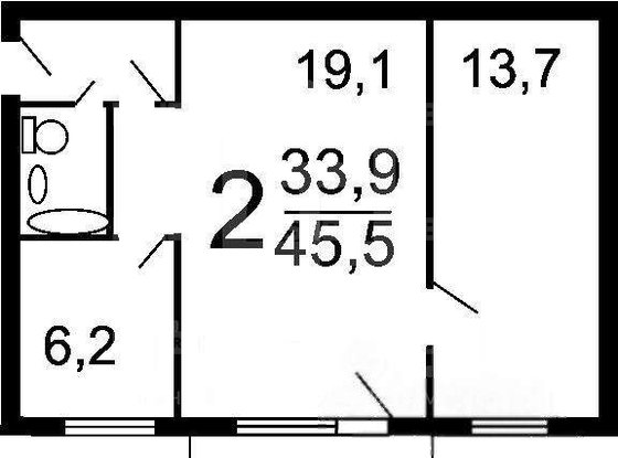 Продажа двухкомнатной квартиры - Металлистов проспект, д.81 