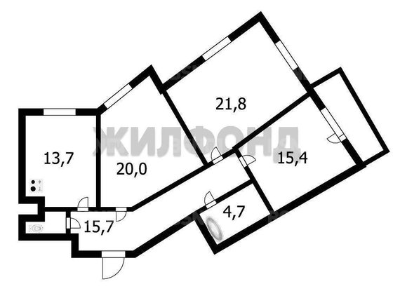 Продажа трехкомнатной квартиры - Гжатская улица, д.22, корп.1 