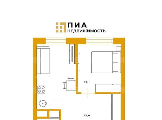 Продажа однокомнатной квартиры - деревня Заневка, Тихая улица, д.2 