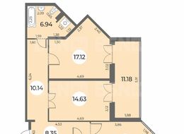 Продажа двухкомнатной квартиры в новостройке - Санкт-Петербург, Ленинский пр., уч. 270 (северо-западнее пересечения ул. Доблести и ул. Маршала Захарова) 