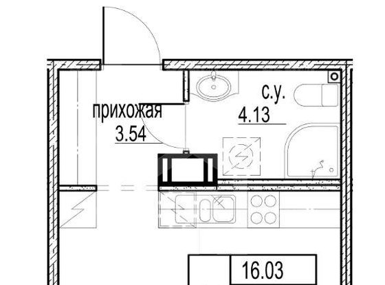 Продажа однокомнатной квартиры - Кудрово, Строителей проспект, д.5 