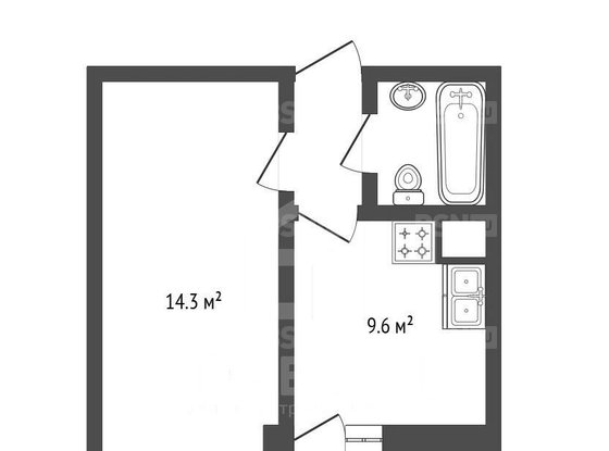 Продажа однокомнатной квартиры - Мурино, Шоссе в Лаврики улица, д.59, корп.1 