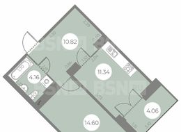 Продажа однокомнатной квартиры в новостройке - г. Санкт-Петербург, ул. Маршала Захарова, дом 8, строение 1 
