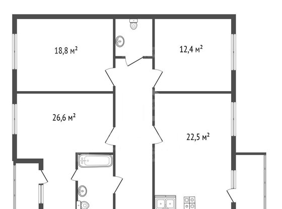 Продажа трехкомнатной квартиры - Тореза проспект, д.36, корп.2 