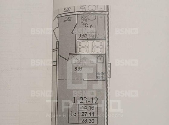 Продажа однокомнатной квартиры - поселок Петро-Славянка, Славянская улица, д.21 