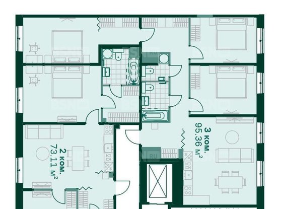 Продажа однокомнатной квартиры в новостройке - Магнитогорская улица, д.3, корп.2 