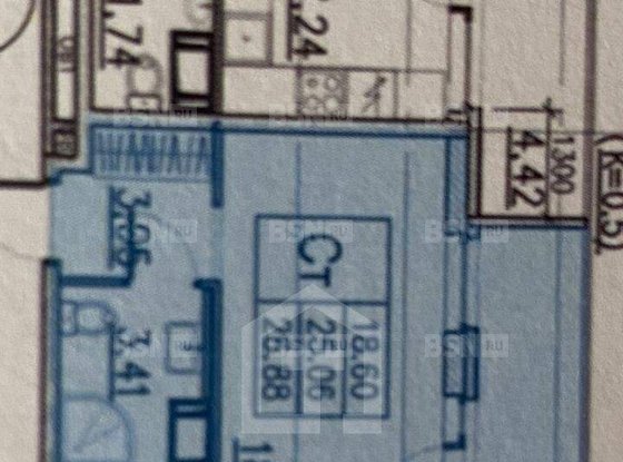 Продажа однокомнатной квартиры - Кудрово, Строителей проспект, д.1, корп.1 