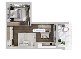 Продажа однокомнатной квартиры в новостройке - Ленинградская область, д. Новосаратовка, переулок Романтиков, дом 3 