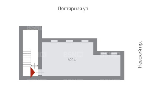 Продажа офиса - Невский проспект, д.140, литера А 