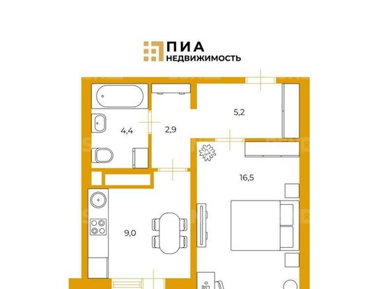 Продажа однокомнатной квартиры - Героев проспект, д.26, корп.3 