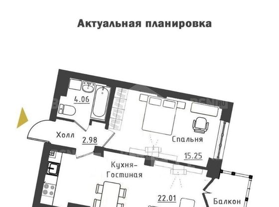 Продажа однокомнатной квартиры - Ремесленная улица, д.15, стр1 
