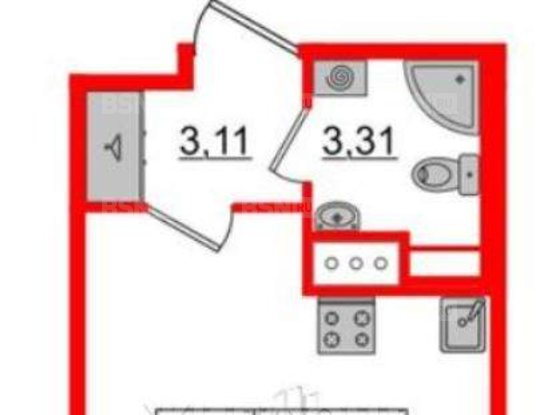 Продажа однокомнатной квартиры - Лидии Зверевой улица, д.8, стр1 