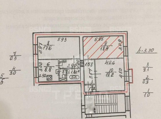 Продажа трехкомнатной квартиры - Суворовский проспект, д.61 