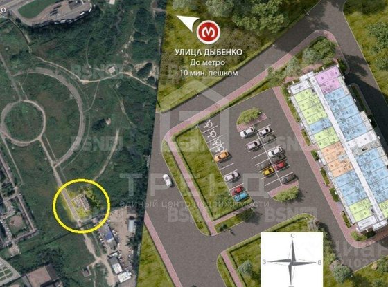 Продажа однокомнатной квартиры - Крыленко улица, д.36, корп.2 